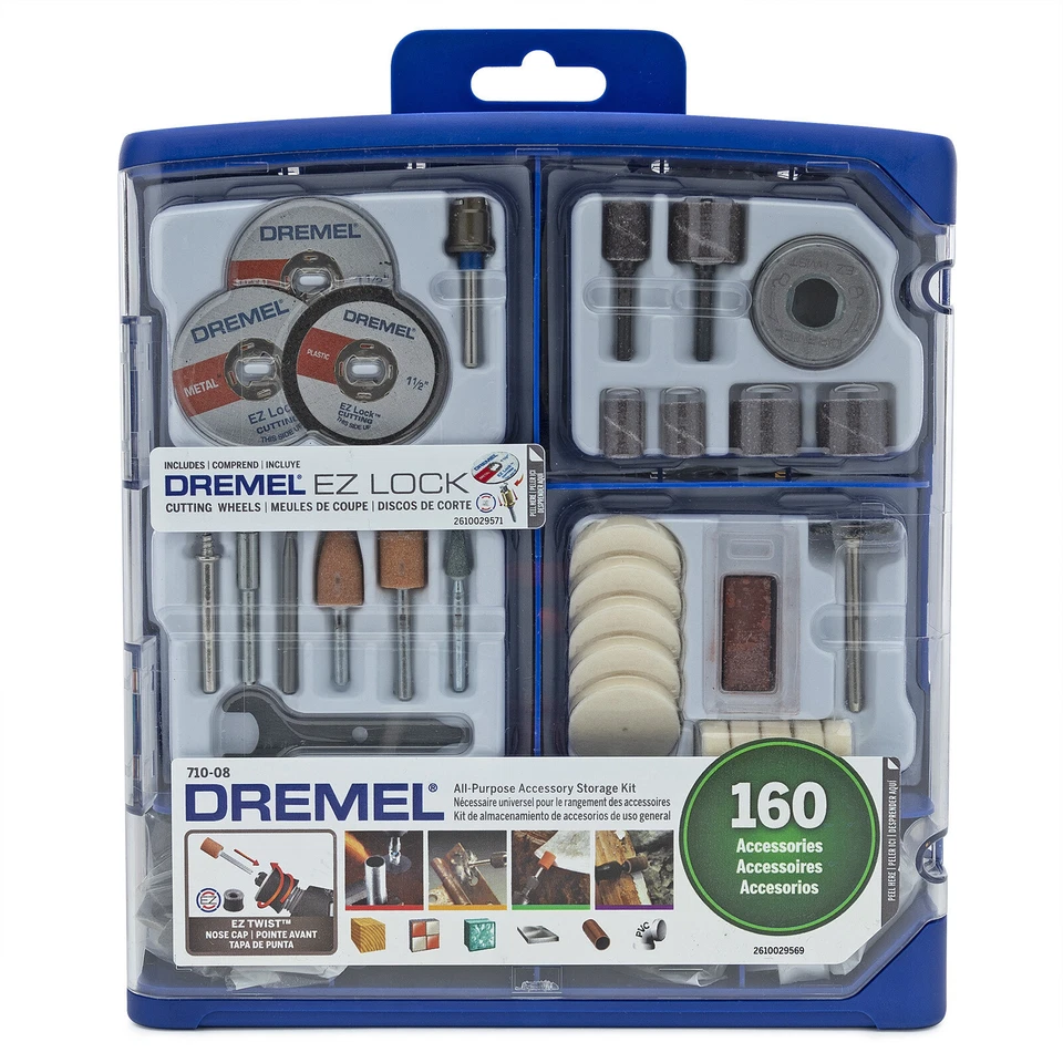 Dremel 8250 Brushless Motor Cordless Rotary Tool All Purpose Accessory Kit - Image 3 of 4