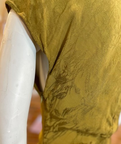 Zara Woman DRAPED JACQUARD MIDI DRESS VNeck Ruched Collared Shirt Bodycon Party - Foto 6 di 6