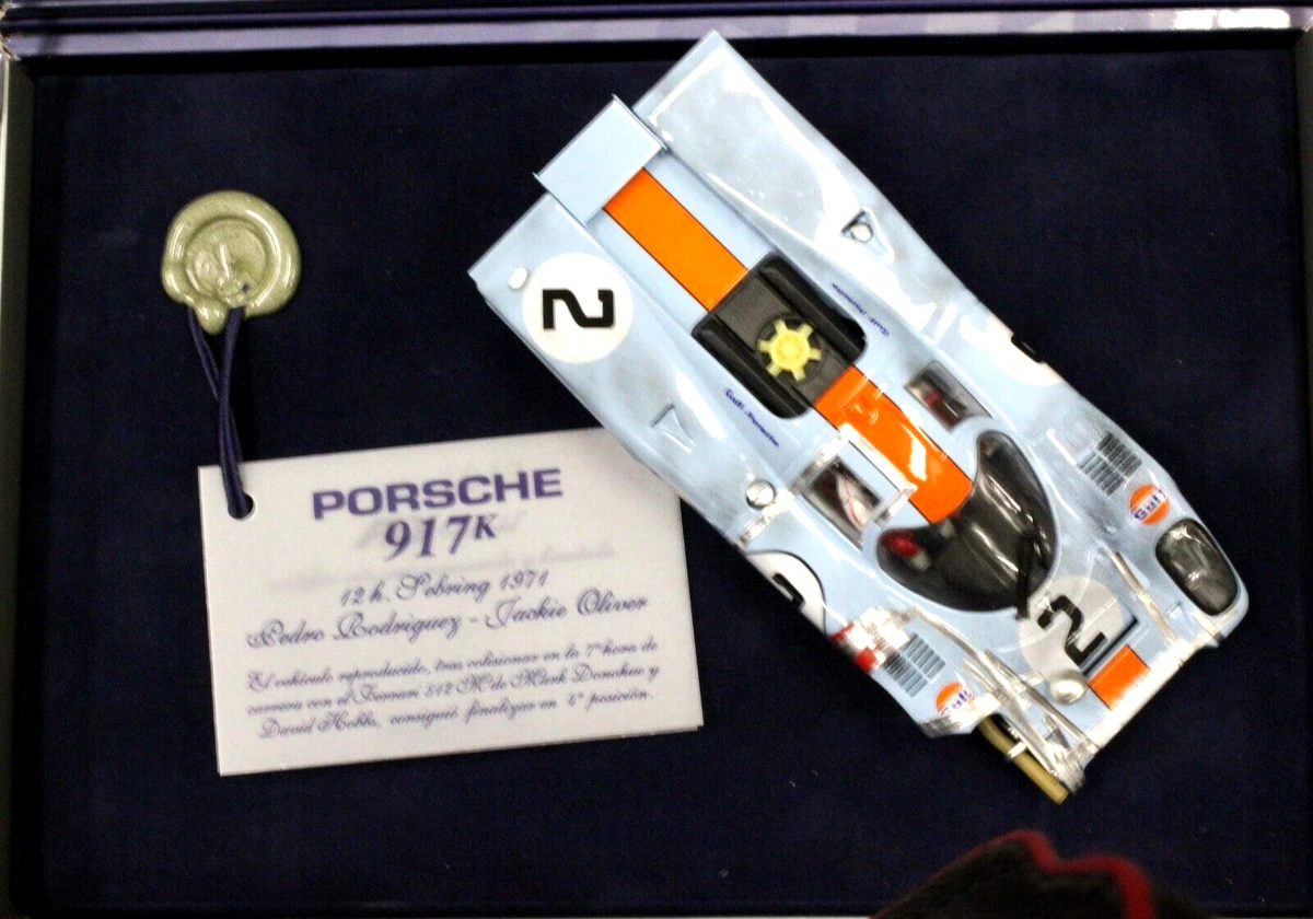 Fly Z1U Porsche 917k Chequered Flag 12h Sebring 1971, #2 1/32 Slot 