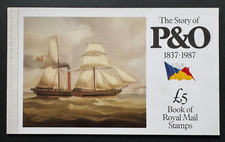 GB 1987 The Story of P&O complete stamp booklet SG#DX8