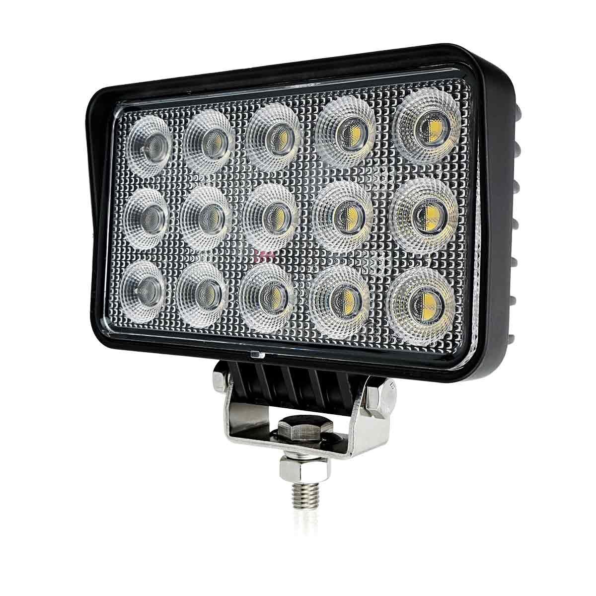 Faro Led da Lavoro Led Work Light Lampada Supplementare Rettangolare 6'' 60W 600
