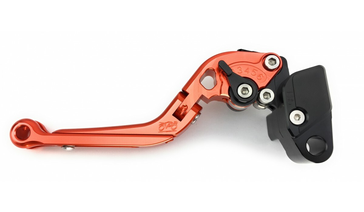 Leviers repliables MT09 orange CNC anti-casse pour Yamaha 2013-2016 RN29