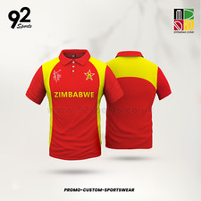 Zimbabwe Cricket Jersey 2015 World Cup Retro Replica Men’s Fan Shirt Vintage