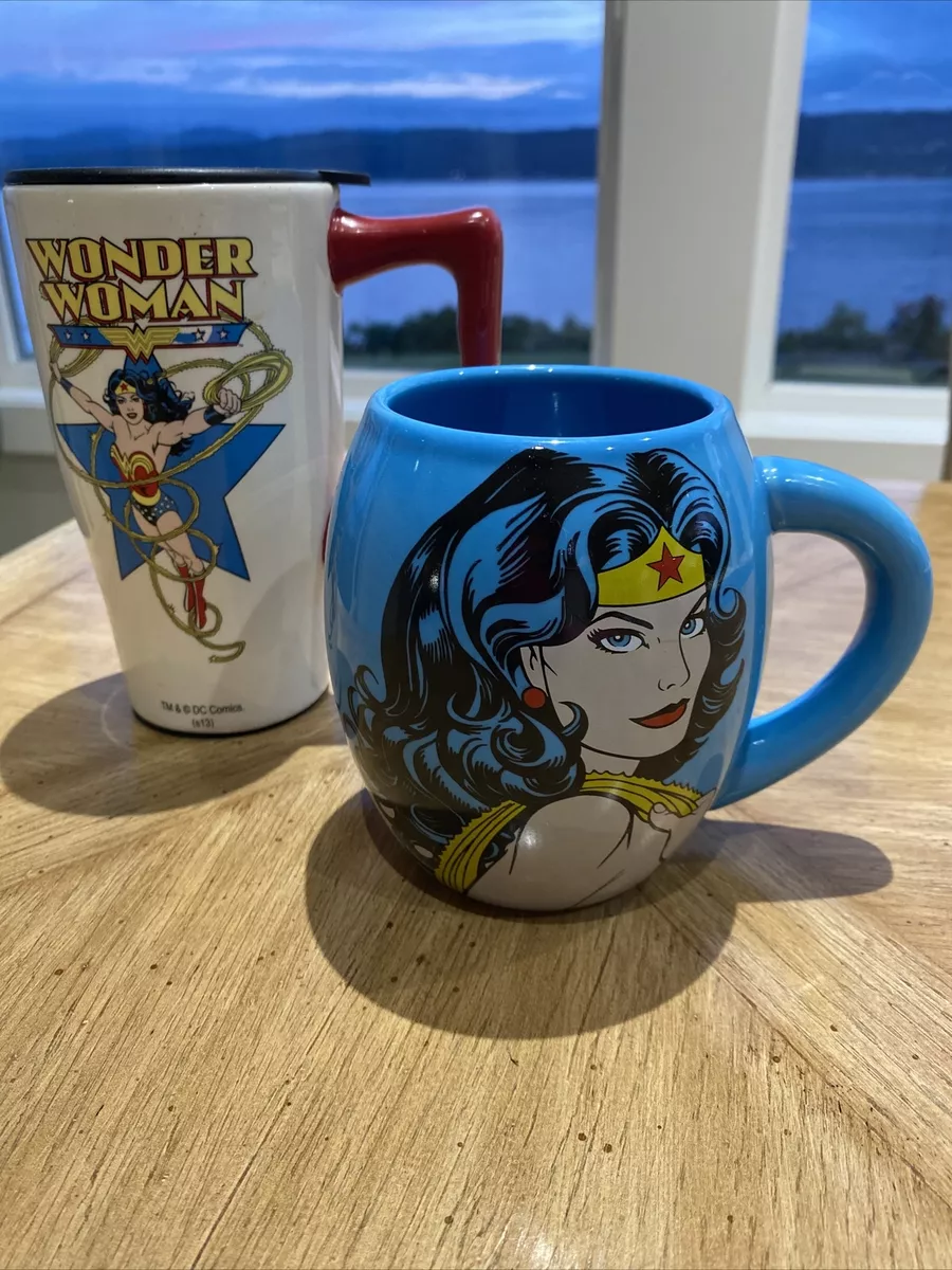 Wonder woman travel mug sales