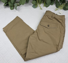 NWT Filson Womens Khaki Capri Pant Size 10 Canvas