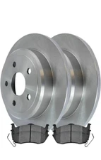 AutoShack Rear Brake Kit Rotors & Performance Ceramic Pads 2 Driver & Passenger