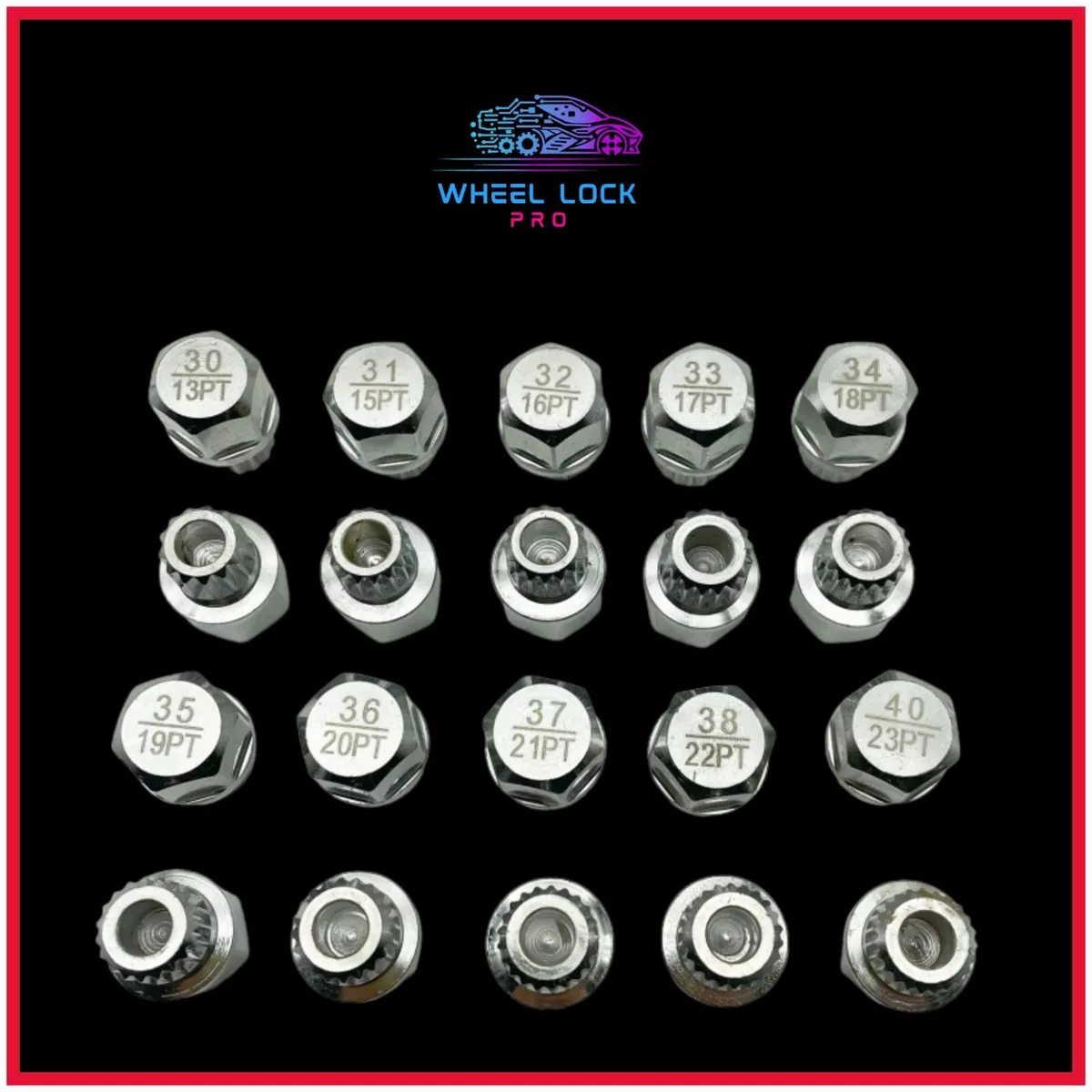 Bmw spline wheel lock cheap key
