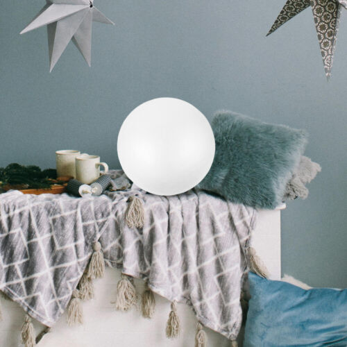 Boules en polystyrène blanc pour artisanat et décoration de Noël (20cm) - Photo 1/8
