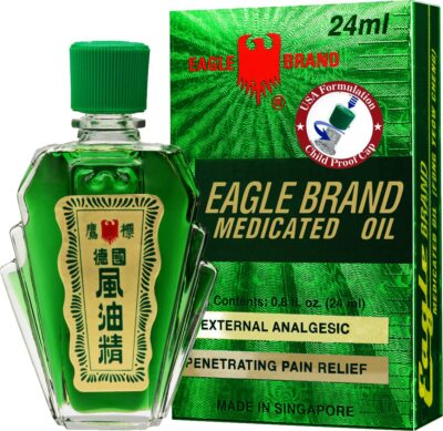 Eagle Brand Medicated Oil 0.8 Oz / 24 ml ( Pack of 12 ) Exp: 03-2028