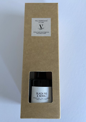 BNIB VILA HERMANOS 1884 BLACK FIG & NEROLI Fragrance Reed Diffuser 3.38 oz.