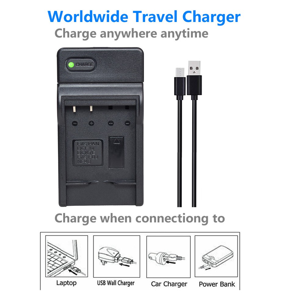 Batterie et chargeur DMW-BCK7 DMW-BCK7E pour Panas... – Grandado