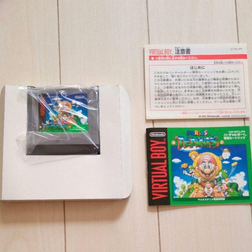 NINTENDO VIRTUAL BOY MARIO`S TENNIS JPN IMPORT boxed - Picture 3 of 3