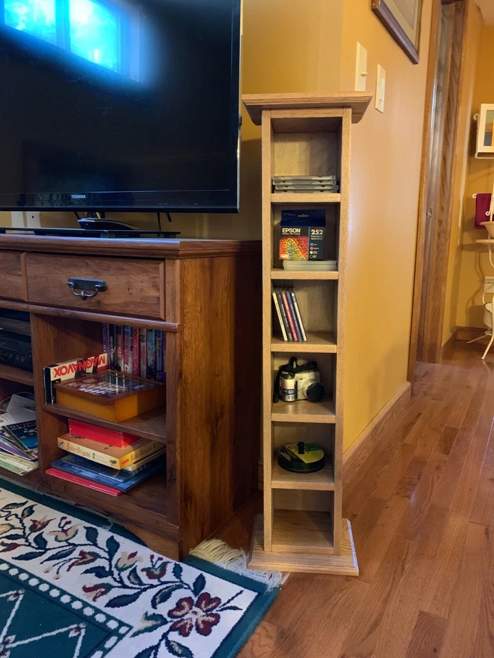 Almacenamiento de Oficina, Muebles de Almacenamiento de Torre de CD, Estante de Almacenamiento de Videojuegos para CD Foto 3 de 4