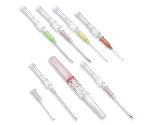 EXELINT INTERNATIONAL Safelet I.V. Catheter - 24 gauge x 3/4", 50/Bx. Yellow Hub, Latex free