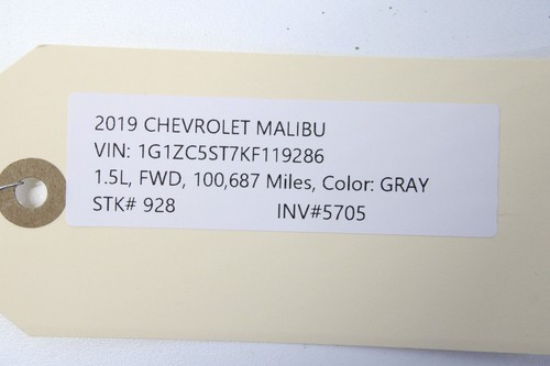 2016-2019 CHEVROLET MALIBU REAR UPPER ROOF EXTERIOR SHARK FIN ANTENNA OEM - Picture 7 of 7