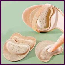 2pcs Leather Forefoot Pads for Women High Heels Anti-slip Foot Care Shoe Pads