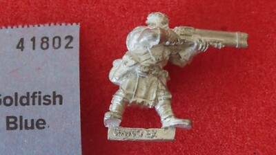 Necromunda Cawdor Ganger with Shotgun Metal Warhammer 40k Games Workshop 1995 GW