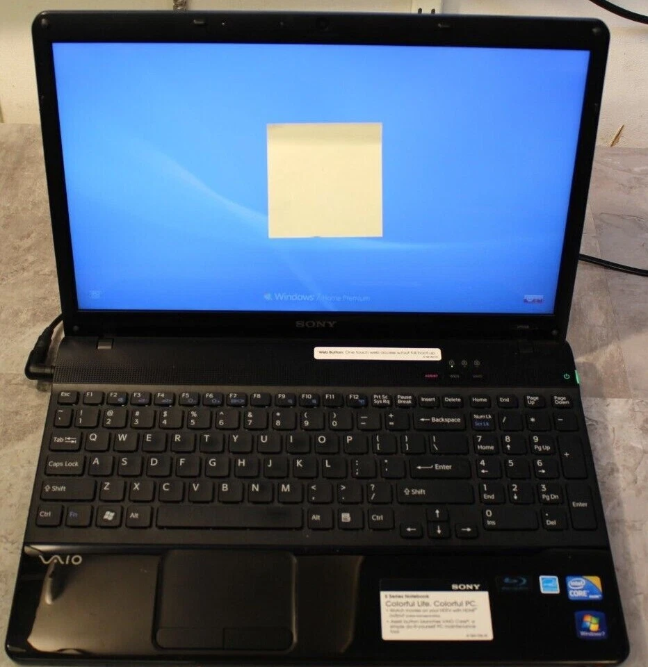 Sony Windows 7 Intel Core i3 2nd Gen. PC Laptops & Netbooks for