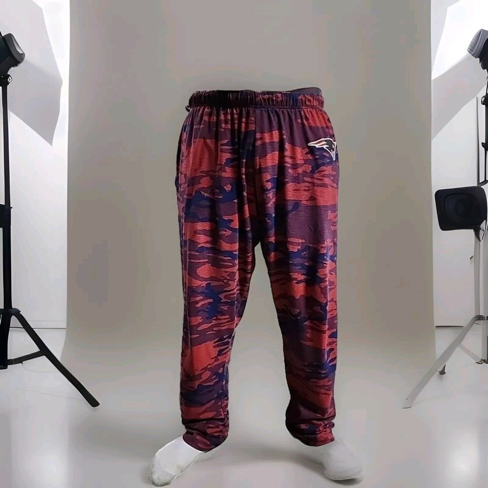 Mens Pajama Pants NFL Team Apparel Lounge Sleepwear Mens Lg Red Blue