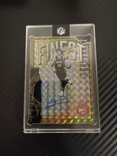 2025-26 Topps Finest - Autographs Zaccharie Risacher Refractor  Gold Auto /50