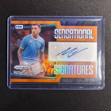 🔌IU 2025-26 PANINI PRIZM FIFA SOCCER SENSATIONAL AUTO ORANGE /99 MATIAS VECINO