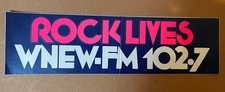 WNEW-FM Rock Lives bumper sticker