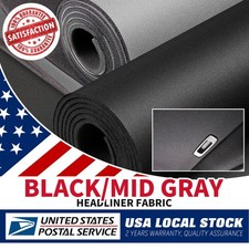 Foam Backed Auto Flat Knit Headliner Fabric Sunroof Upholstery Craft 60" Wide