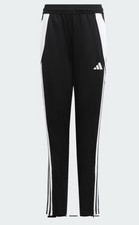 Adidas Kids Training Pants Tiro 24 Soccer Black White Athletic Size XL NWT