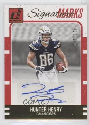 2016 Donruss Signature Marks 20/100 Hunter Henry #92 Auto 0a6