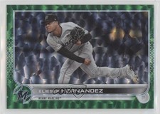 2022 Topps Series 1 Green Foil 63/499 Elieser Hernandez #9 1cx3