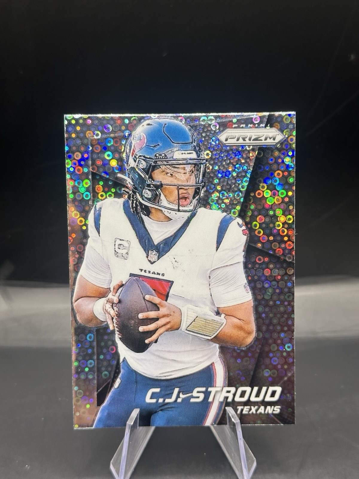 2024 Panini Prizm Football CJ Stroud Flashback Prizm No Huddle
