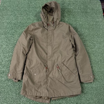 Levi's Mens Fishtail Hooded Parka Jacket Full Zip Quilted Lining Coat Thermore S