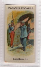  Cigarette Card 1926 Famous Escapes #10 Napoleon III Ham Fortress France