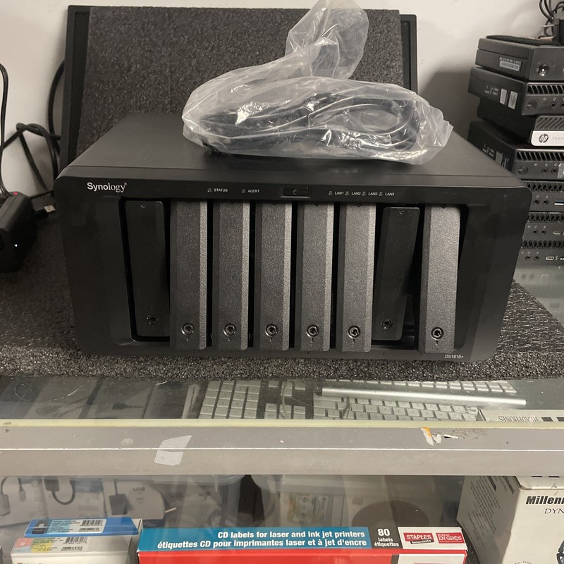 Symbology DS1819+ 8 Bay Disk Station + 32 TB + Has 32 GB Ram