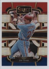 2024 Panini Select Concourse Red & Blue Prizm Jim Thome #48 HOF 1cc0