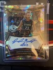 2025 Panini Select WNBA #SG-JH Jordan Horston Signatures Ice