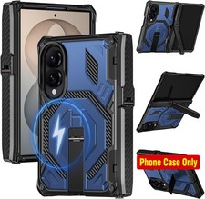 Magnetic Dual Stand Case in Blue for Samsung Galaxy Z Fold 8 Smartphone