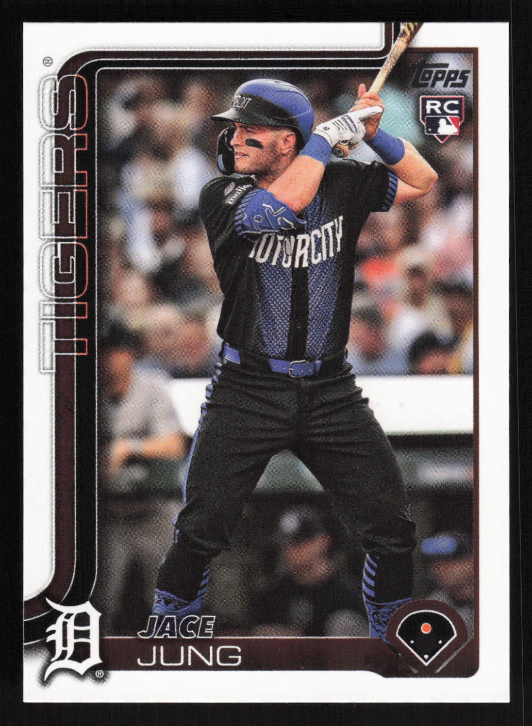 Jace Jung Rookie Detroit Tigers 2025 Topps #80 Card TCCCX n