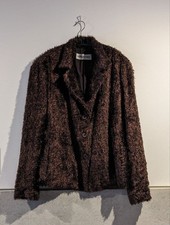 USED ISSEY MIYAKE FUR-LIKE TAILORED JACKET GOOD