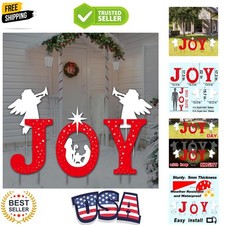 Outdoor Christmas Decorations -Joy Nativity Sets for Christmas Outdoor Xmas N...