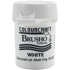 Brusho Crystal Colour 15g-White - BRB12-W