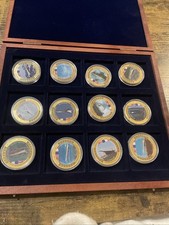 Windsor Mint 12 Gilt Coin Set, Concorde the Legend. Boxed  British Airways