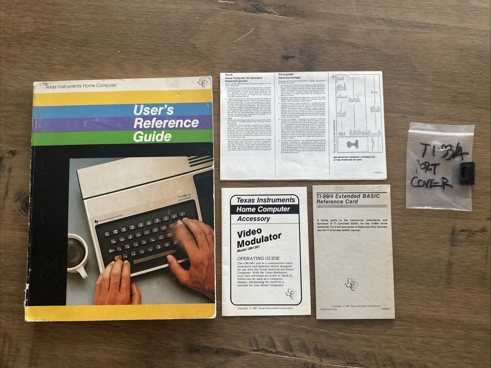Texas Instruments - TI-99/4 - not /4A + PSU + RGB + Manual + Extras - Read Desc. - Image 2 of 4