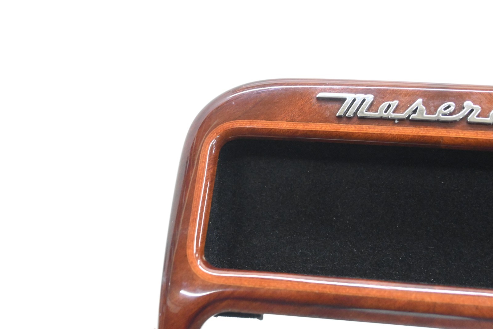 ⭐ 03-12 Maserati Quattroporte Rear Center Console Wood Trim Bezel Panel Oem
