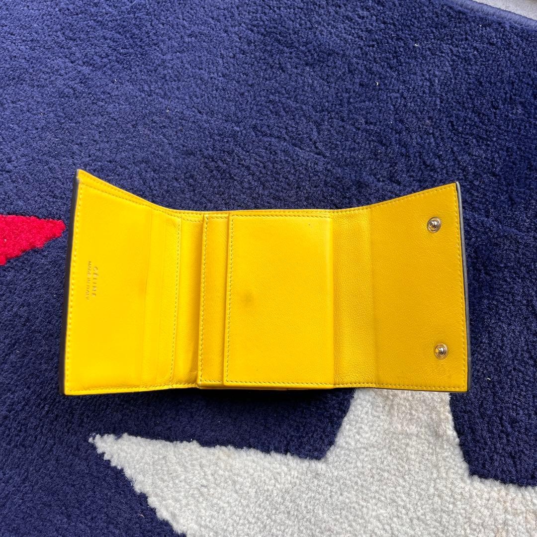 CELINE Tri-fold Wallet Small Multi-function Card … - image 3