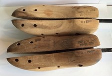Vintage Pair Wooden Womens Shoe Stretchers Size 7B-9A