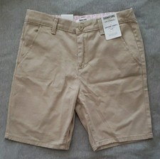 Levi Strauss Signature Gold Girls' Uniform Shorts Khaki Knee Shorts Brand New 16