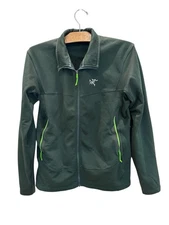 Arc'teryx Men's Arenite Full-Zip Jacket Fleece Midlayer Green/Lime Sz M