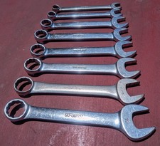 Snap-on Short Metric Combination Wrench Set 8 Pc 10 11 14-19mm Oexm10 Oex18m Snap-on Short Metric Combination Wrench Set 8 Pc 10 11 14-19mm Oexm10 Oex18m