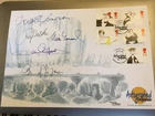 GB STAMPS FDC SIGNED FRANK CARSON ROY WALKER MIKE YARWOOD DAWN FRENCH GRIF JONES